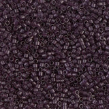 Dyed Semi-Frosted Trnsprnt Dk Smoke Amethyst Miyuki Delica 11/0 DB0784