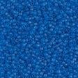 Dyed Semi-Frosted Transparent Capri Blue Miyuki Delica 11/0 DB0787