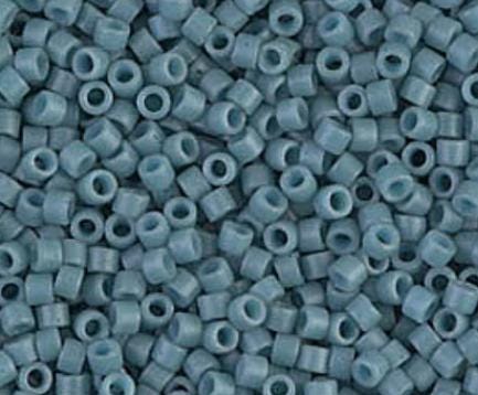 DB0788 11/0 Dyed Semi-Frosted Transparent Dark Teal Miyuki Delica