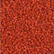 Dyed Semi-Frosted Opaque Cinnabar Miyuki Delica 11/0 DB0795