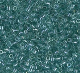 DB0112 11/0 Transparent Sea Foam Luster Miyuki Delica