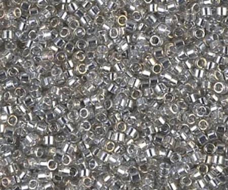 DB0114 11/0 Transparent Silver Gray Gold Miyuki Delica