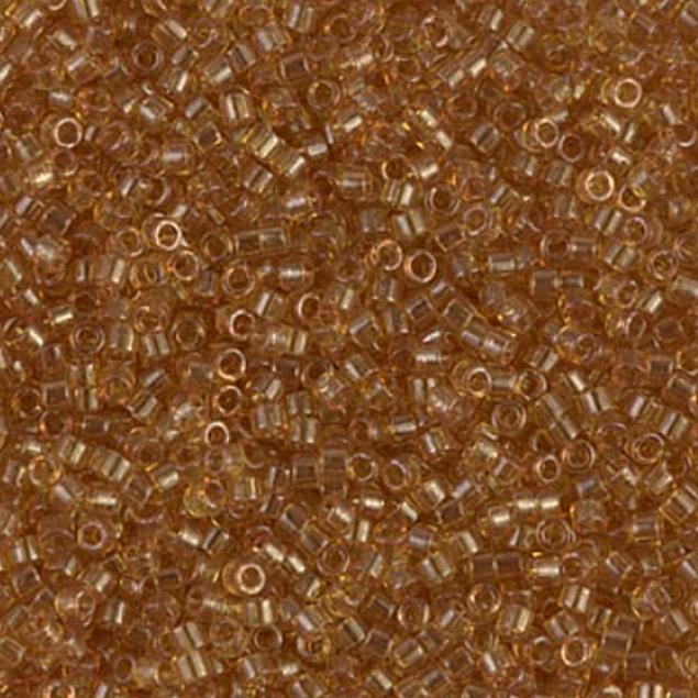 Transparent Saffron Luster Miyuki Delica DB0118 11/0