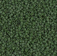 Dyed Semi-Frosted Opaque Jade Green Miyuki Delica 11/0 DB0797