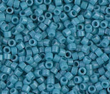 DB0798 11/0 Dyed Semi-Frosted Opaque Capri Blue Miyuki Delica