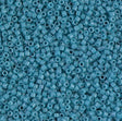 Dyed Semi-Frosted Opaque Capri Blue Miyuki Delica 11/0 DB0798