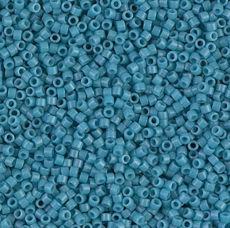 Dyed Semi-Frosted Opaque Capri Blue Miyuki Delica 11/0 DB0798