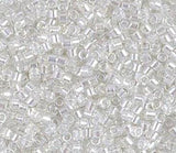 DB1671 11/0 Pearl Lined Crystal AB Miyuki Delica