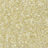 Pearl Lined Transparent Pale Yellow AB Miyuki Delica 11/0 DB1676