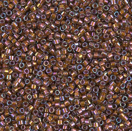 Silver Lined Glazed Dark Honey AB Miyuki Delica 11/0 DB1692