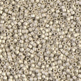 DB0335 11/0 Matte Galvanized Silver Miyuki Delica