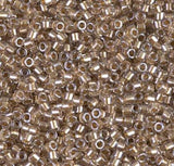 DB0901 11/0 Sparking Honey Beige Lined Crystal Miyuki Delica