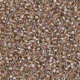 Sparking Honey Beige Lined Crystal Miyuki Delica 11/0 DB0901