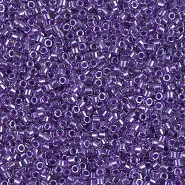 Sparking Purple Lined Crystal Miyuki Delica 11/0 DB0906