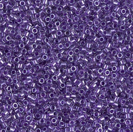 Sparking Purple Lined Crystal Miyuki Delica 11/0 DB0906