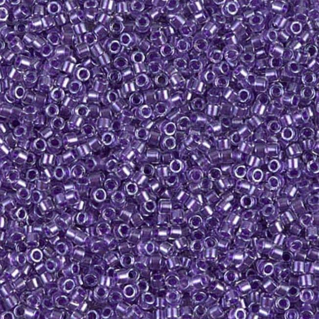 Sparking Purple Lined Crystal Miyuki Delica 11/0 DB0906