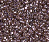 DB0912 11/0 Sparking Cinnamon Lined Topaz Miyuki Delica