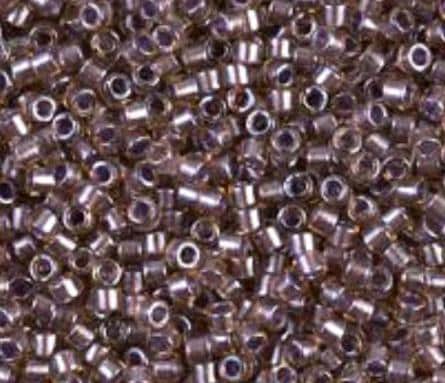 DB0912 11/0 Sparking Cinnamon Lined Topaz Miyuki Delica
