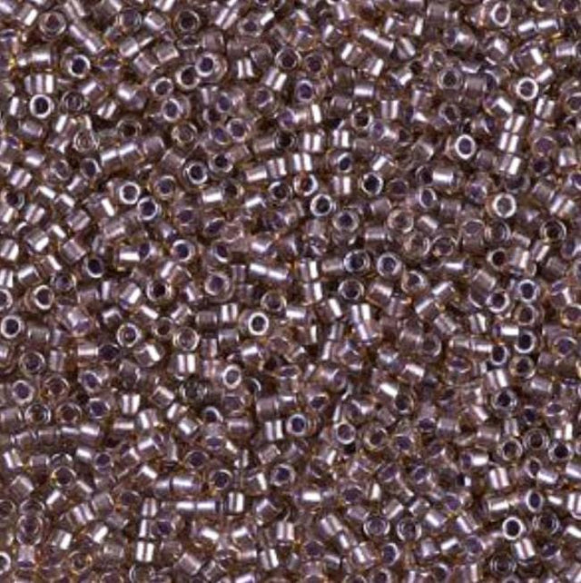 Sparking Cinnamon Lined Topaz Miyuki Delica 11/0 DB0912