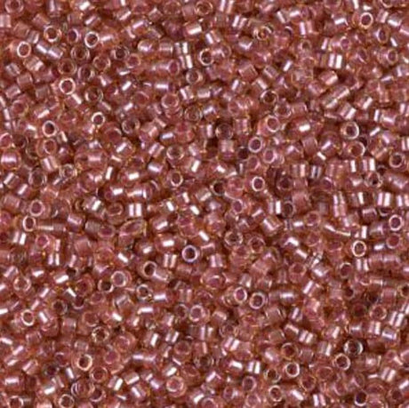 Sparking Salmon Lined Topaz Miyuki Delica 11/0 DB0913