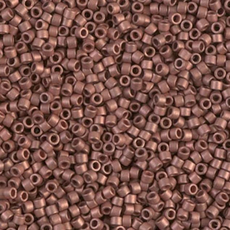 Matted Copper Plated Miyuki Delica DB0340 11/0