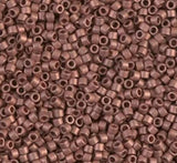 DB0340 11/0 Matted Copper Plated Miyuki Delica