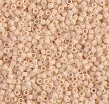 DB0353 11/0 Matte Opaque Antique Beige Miyuki Delica