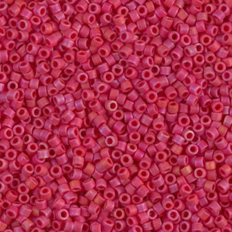 Matte Opaque Red Luster Miyuki Delica 11/0 DB0362