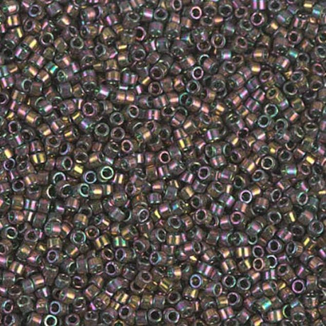 Forest Green Rainbow Gold Luster Miyuki Delica 11/0 DB0127 