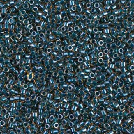 Sparking Blue Lined Topaz Miyuki Delica 11/0 DB0921