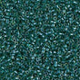 Sparking Dark Teal Lined Chartreuse Miyuki Delica 11/0 DB0919