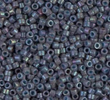 DB0132 11/0 Opaque Blue Gray Luster Miyuki Delica