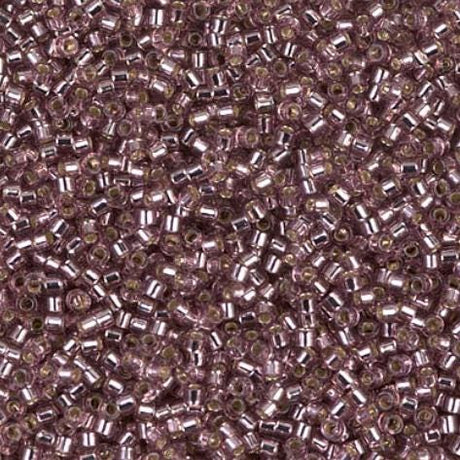 DB0146 11/0 Silver Lined Smoky Amethyst Miyuki Delica