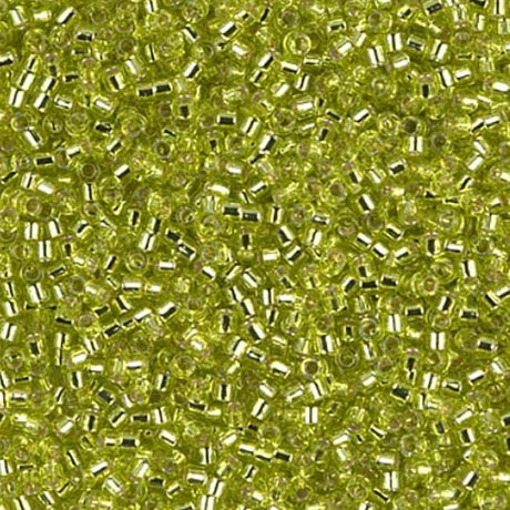 Silver Lined Chartreuse Miyuki Delica 11/0 DB0147