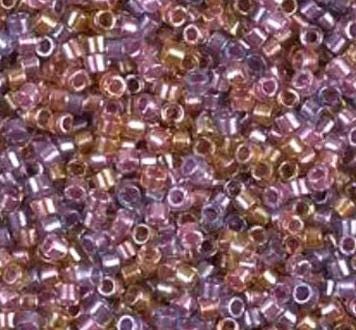 DB0982 11/0 Sparkling Lined Tutti Frutti Mix Miyuki Delica