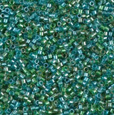 Sparkling Lined Aqua Fresco Mix Miyuki Delica DB0984 11/0 