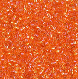 DB0151 11/0 Transparent Orange AB Miyuki Delica