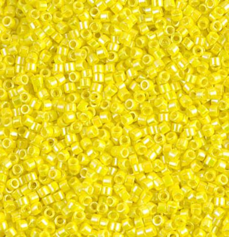 Opaque Yellow AB Miyuki Delica  11/0 DB0160 