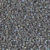 DB0168 11/0 Opaque Gray AB Miyuki Delica