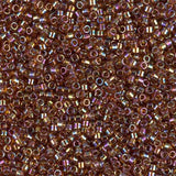 DB0170 11/0 Transparent Topaz AB Miyuki Delica