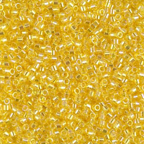 DB0171 11/0 Transparent Yellow AB Miyuki Delica