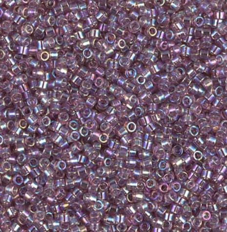 DB0173 11/0 Transparent Smoky Amethyst AB Miyuki Delica