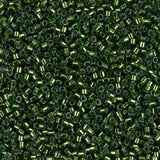 Silver Lined Jade Green Miyuki Delica 11/0 DB0182