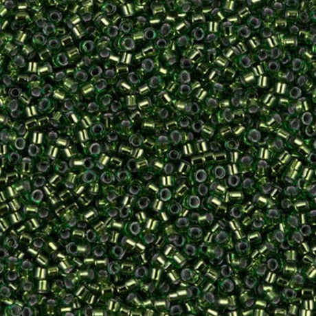 Silver Lined Jade Green Miyuki Delica 11/0 DB0182
