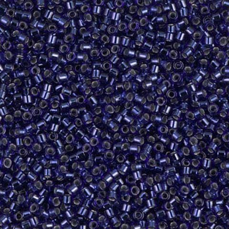 DB0183 11/0 Silver Lined Royal Blue Miyuki Delica