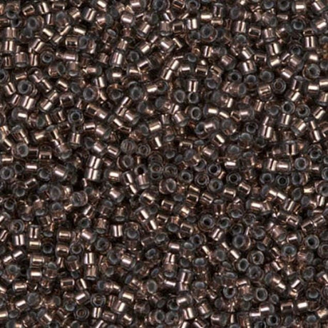 Silver Lined Dark Taupe Miyuki Delica 11/0 DB0184