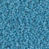 DB0218 11/0 Opaque Medium Turquoise Blue Luster Miyuki Delica