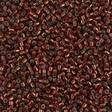 Silver Lined Dark Cranberry Miyuki Delica 11/0 DB1202