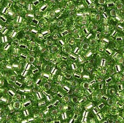 DB1206 11/0 Silver Lined Lime Miyuki Delica