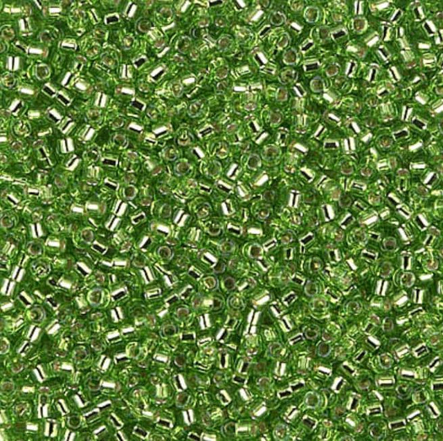 Silver Lined Lime Miyuki Delica 11/0 DB1206